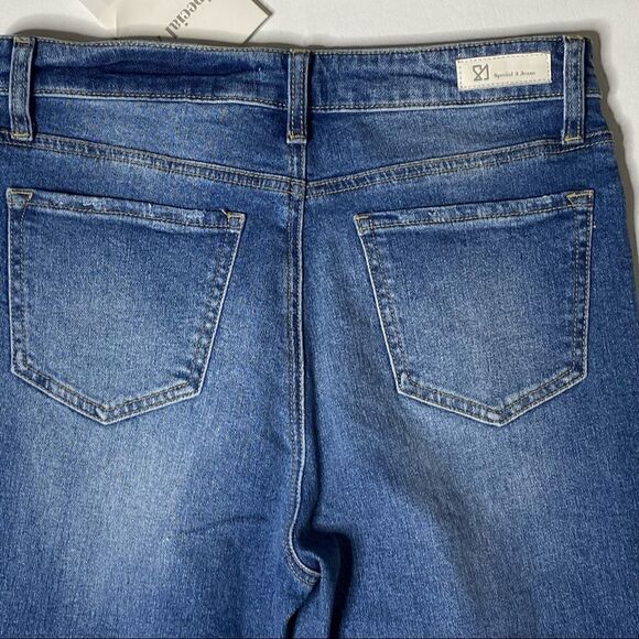 Special A | NWT Special A High Rise Jeans * Raw Hem * - Picture 8 of 9
